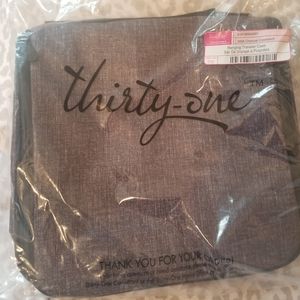 Thirty-One Hanging Traveler Case- Charcoal